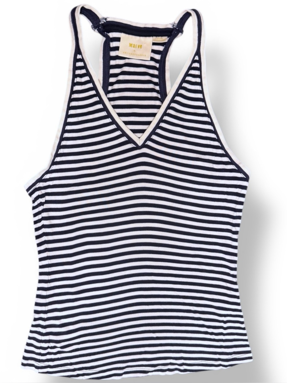 Maeve Anthropologie Striped Knit Racerback Tank Top – Size Medium